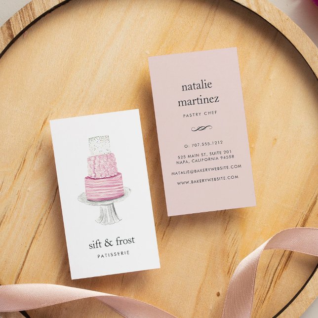 Layer Cake | Vertical Business Card (Creator Uploaded)