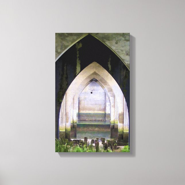 Layered Arches Canvas Print (Front)
