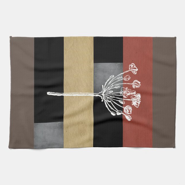LAYERED ART, ONE TEA TOWEL (Horizontal)