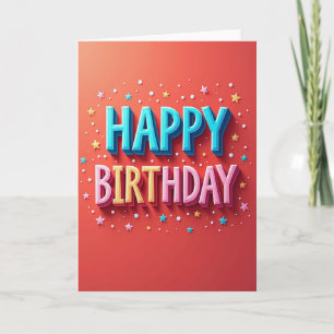 Layered Birthday Wishes Card