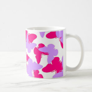 Layered Butterflies Coffee Mug