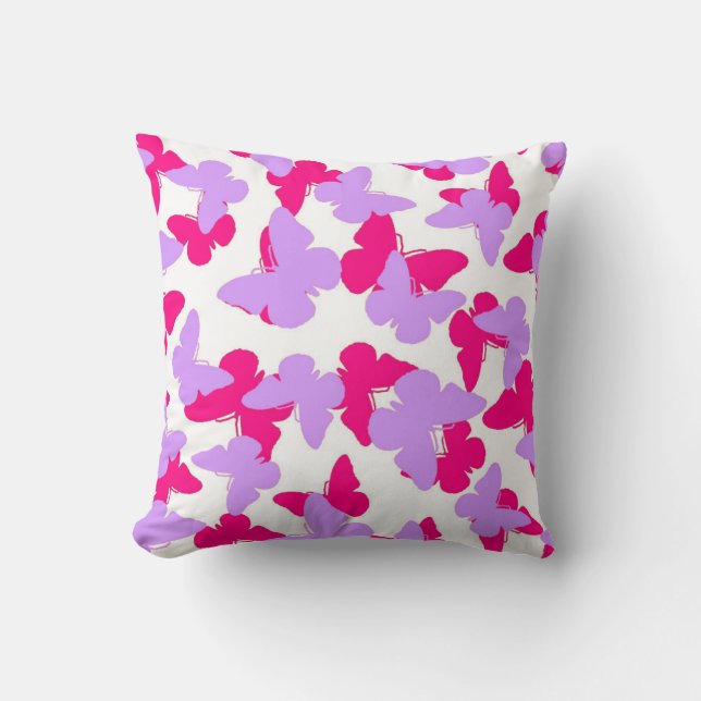 Layered Butterflies Cushion (Front)
