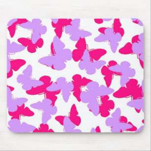 Layered Butterflies Mouse Mat