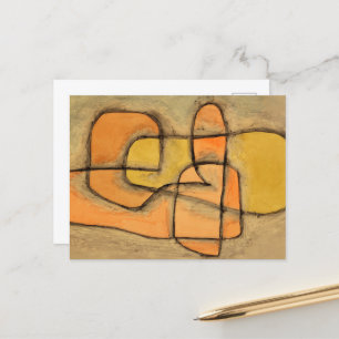 Layered by Paul Klee Holiday Postcard