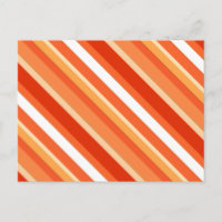 Layered candy stripes - orange and white