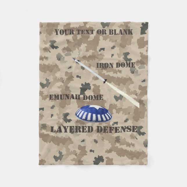 Layered Defence Fleece Blanket (Front)
