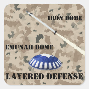 Layered Defence Square Sticker
