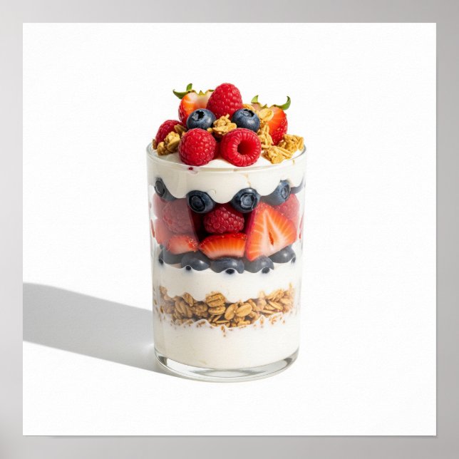 Layered Fruit Parfait Poster (Front)