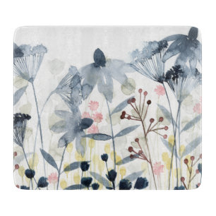 Layered Gardens - Watercolor Flowers Cutting Board