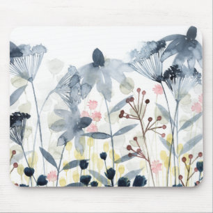 Layered Gardens - Watercolor Flowers Mouse Mat