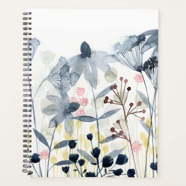 Layered Gardens - Watercolor Flowers Planner (Front)
