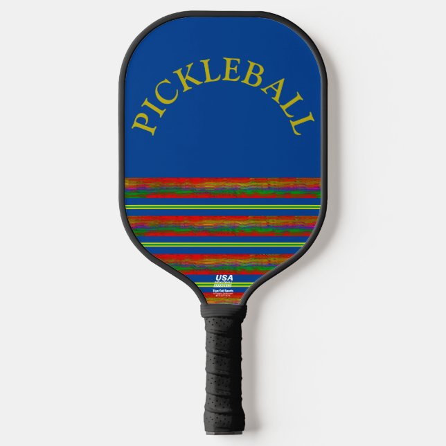 "Layered in Color"  Pickleball Paddle (Front)