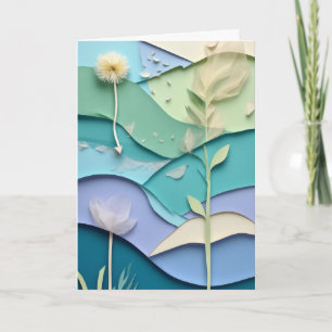 Layered Paper Bloom Card