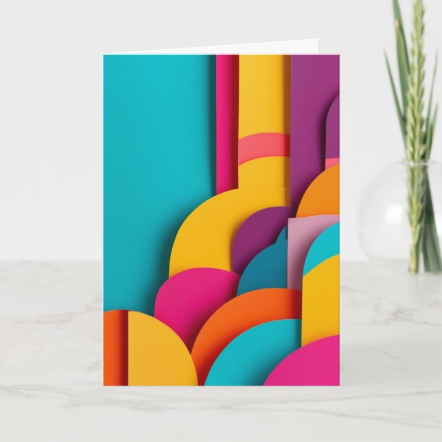 Layered Paper Harmony Card (Front)