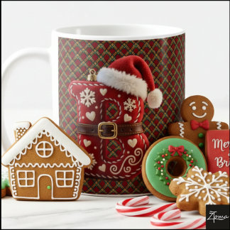 Layered Pastel Gold Trim Letter B Coffee Mug