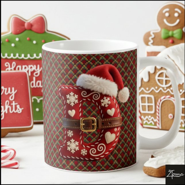 Layered Pastel Gold Trim Letter D Coffee Mug (Creator Uploaded)