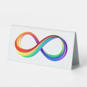 Layered Rainbow Infinity Symbol