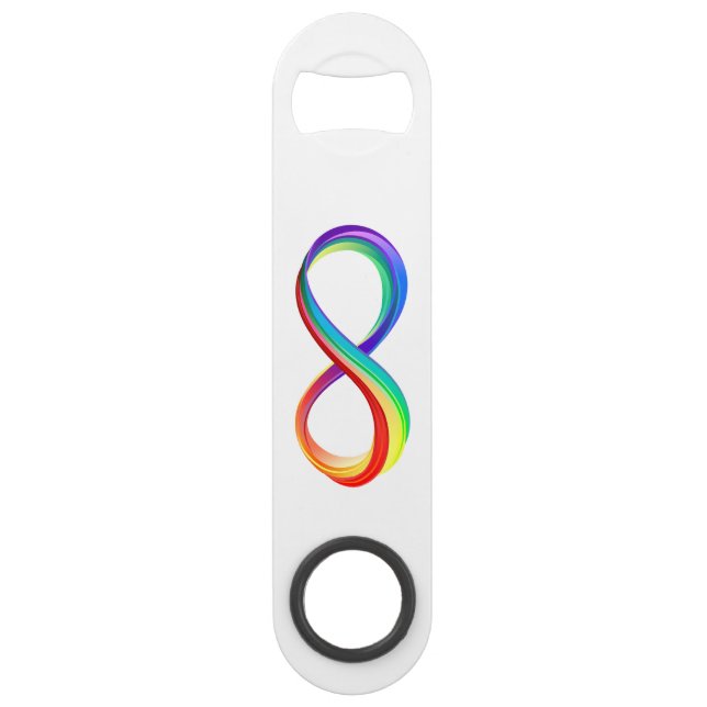 Layered Rainbow Infinity Symbol (Front)
