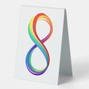 Layered Rainbow Infinity Symbol