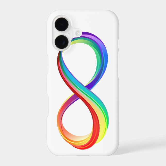 Layered Rainbow Infinity Symbol (Back)