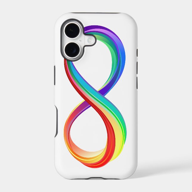 Layered Rainbow Infinity Symbol (Back)