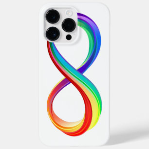 Layered Rainbow Infinity Symbol Case-Mate iPhone 14 Pro Max Case