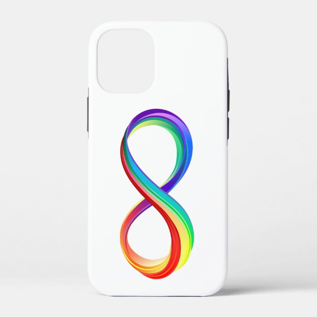 Layered Rainbow Infinity Symbol Case-Mate iPhone Case (Back)