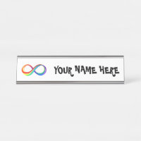 Layered Rainbow Infinity Symbol