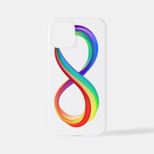 Layered Rainbow Infinity Symbol iPhone 12 Mini Case