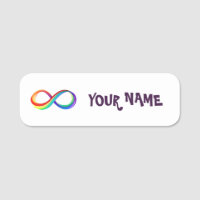 Layered Rainbow Infinity Symbol