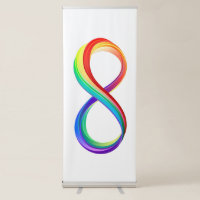 Layered Rainbow Infinity Symbol