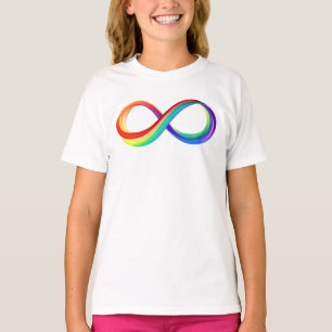 Layered Rainbow Infinity Symbol T-Shirt