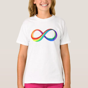 Layered Rainbow Infinity Symbol T-Shirt