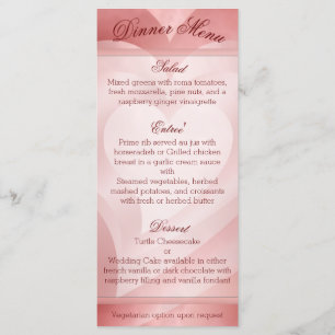 Layered Red Hearts Menu