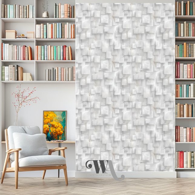 Layered Whisper Squares Abstract Wallpaper (Creator Uploaded)