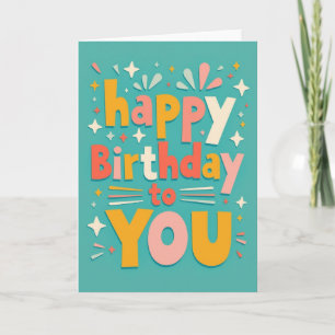 Layered Wishes Birthday Card