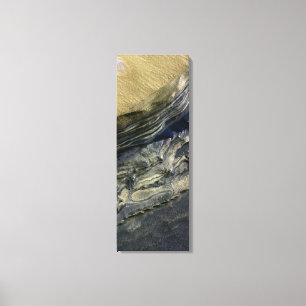 Layers exposed at Polar Canyon Canvas Print