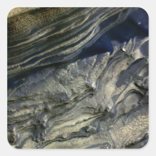 Layers exposed at Polar Canyon Square Sticker