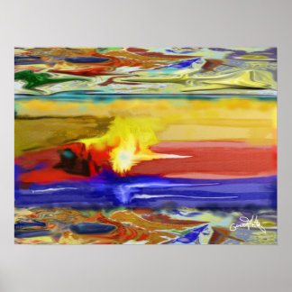 Layers in the Abstract World Poster