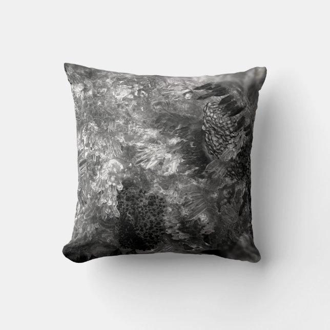  Layers of Crystals Grey  Cushion (Front)