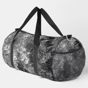 Layers of Crystals Grey Duffle Bag