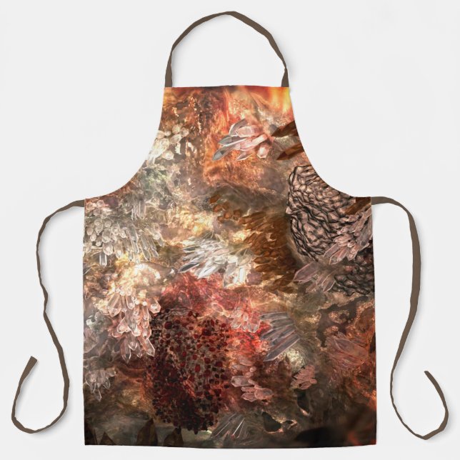  Layers of Crystals with Rustic Tint   Apron (Front)