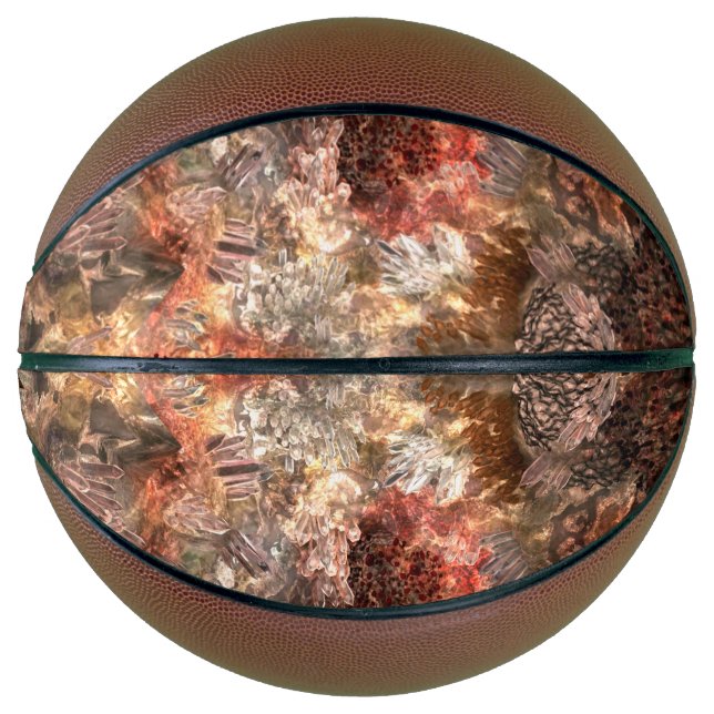  Layers of Crystals with Rustic Tint   Basketball (Front)