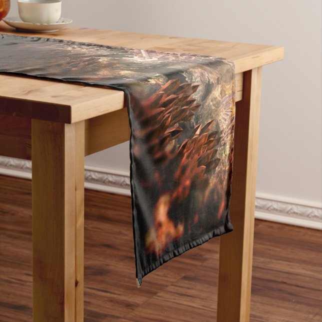  Layers of Crystals with Rustic Tint   Long Table Runner (In Situ)