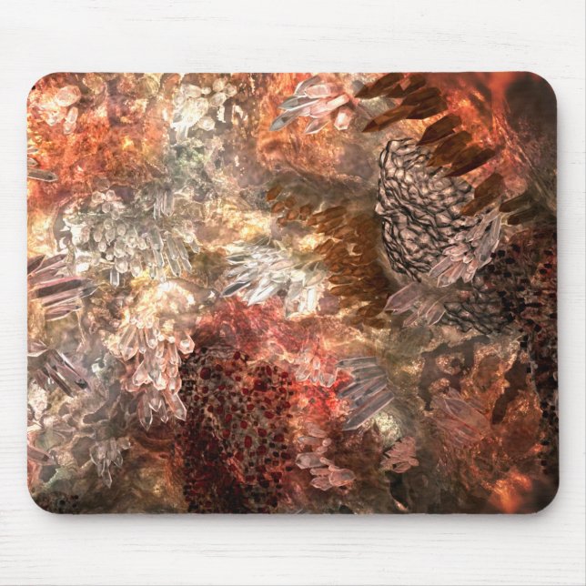  Layers of Crystals with Rustic Tint   Mouse Mat (Front)
