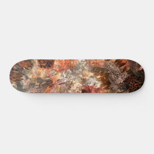 Layers of Crystals with Rustic Tint Skateboard