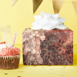 Layers of Crystals with Rustic Tint Wrapping Paper