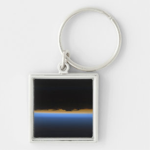Layers of Earth's atmosphere Key Ring