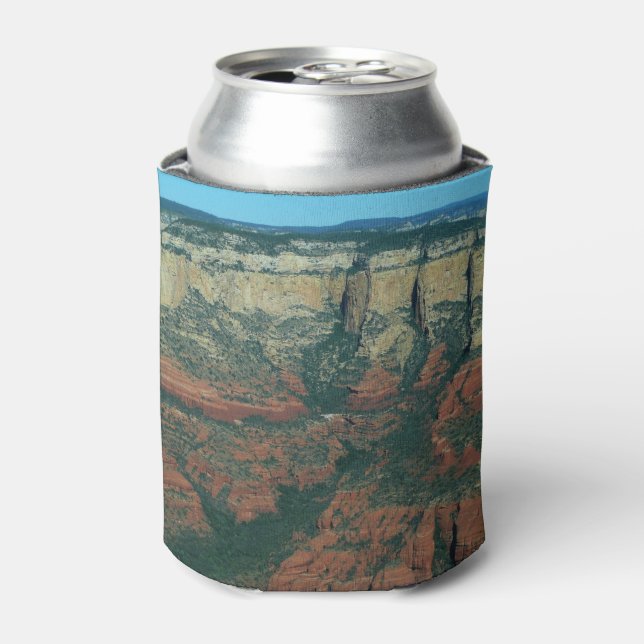 Layers of Red Rocks in Sedona Arizona Can Cooler (Can Front)