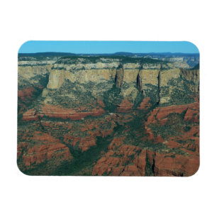 Layers of Red Rocks in Sedona Arizona Magnet